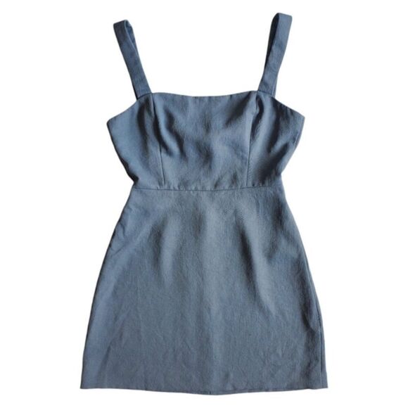 Wilfred Granite Blue New Encoulement Tie Back Dress Size 2 - Picture 1 of 9